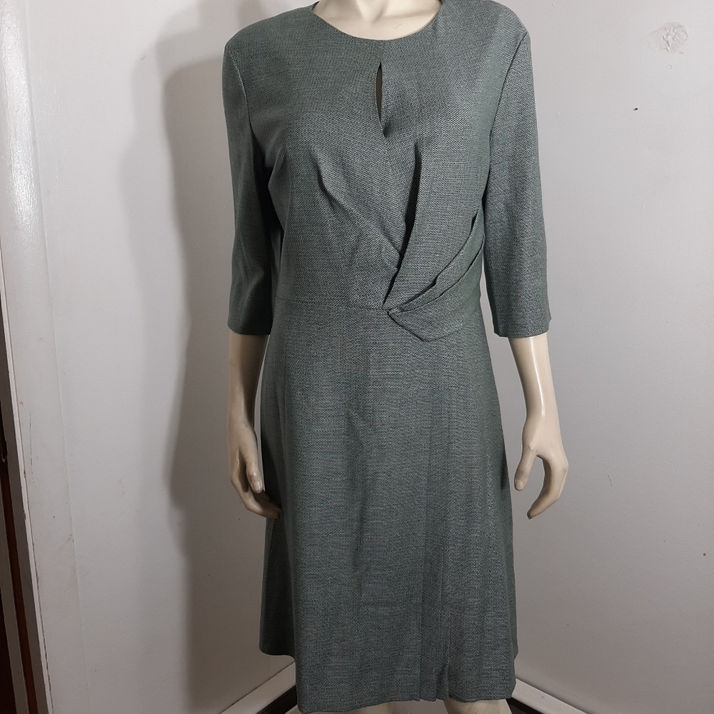 THE FOLD London Womens Virgin Wool Beautiful Stylish Dress Sz 14